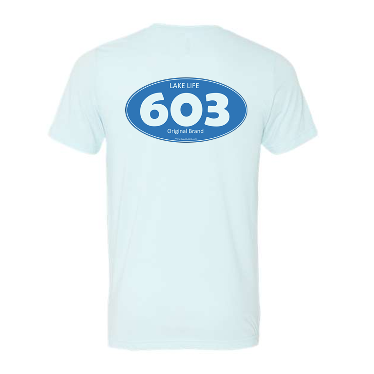 603 Blue Oval Tee