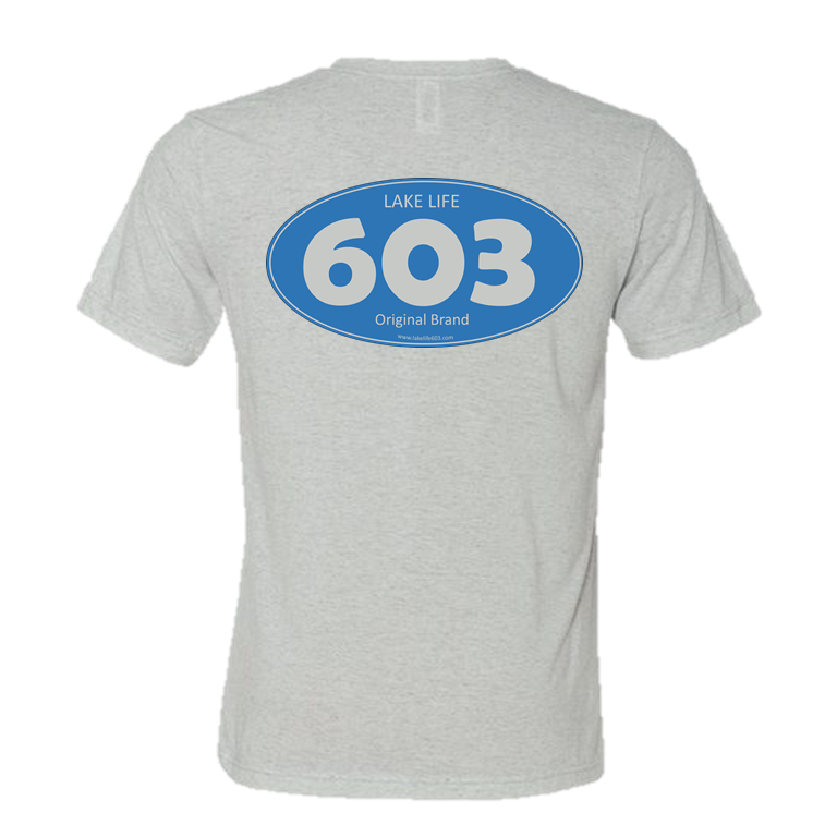 603 Blue Oval Tee