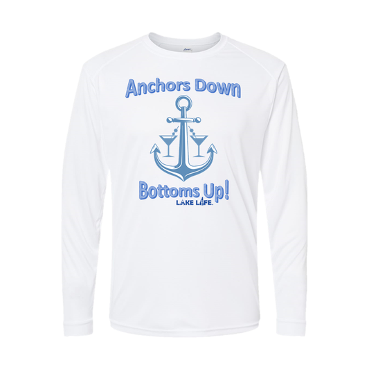 Anchors Down Bottoms Up UPF Long Sleeve