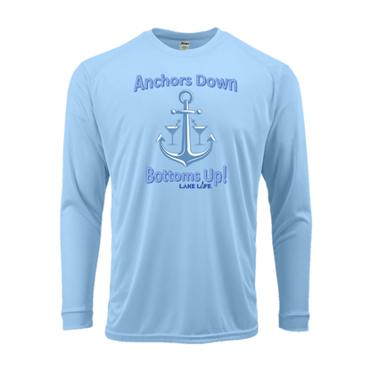 Anchors Down Bottoms Up UPF Long Sleeve