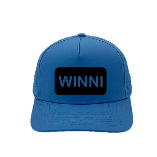 Blue Winni Waterproof 5-panel Hat