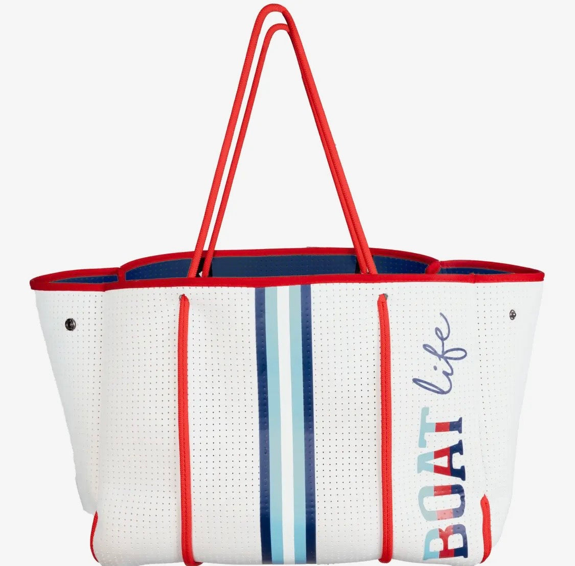 Neoprene Tote Bag with tethered inner pouch