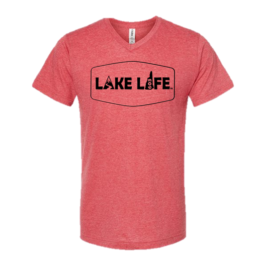 Lake Life V-neck T-shirt