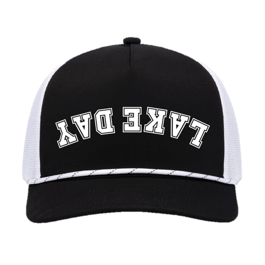 Lake Day Backwards Upside Down Rope Hat