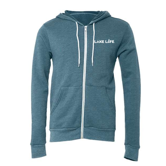 Winnipesaukee Coordinates Zip Up Hoodie