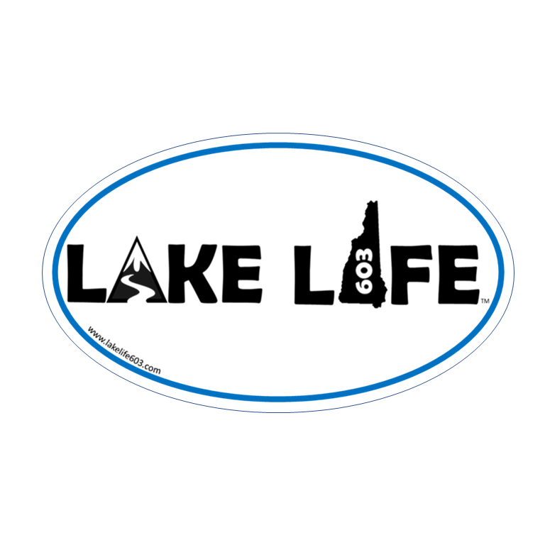 Lake Life Oval Sticker