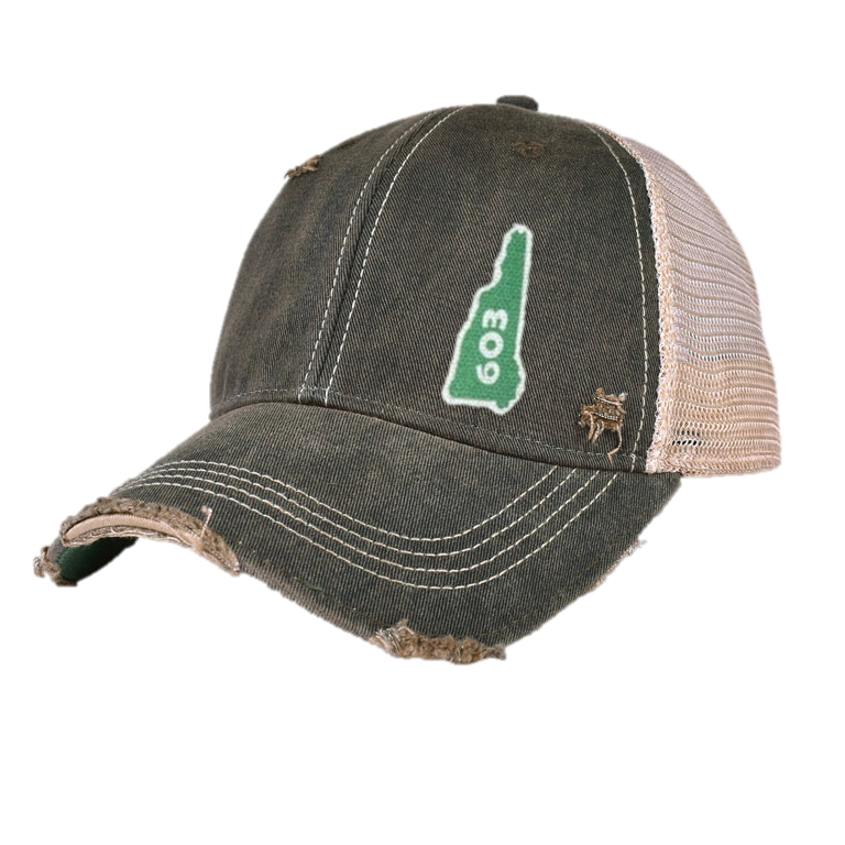 NH State Outline 603 hat